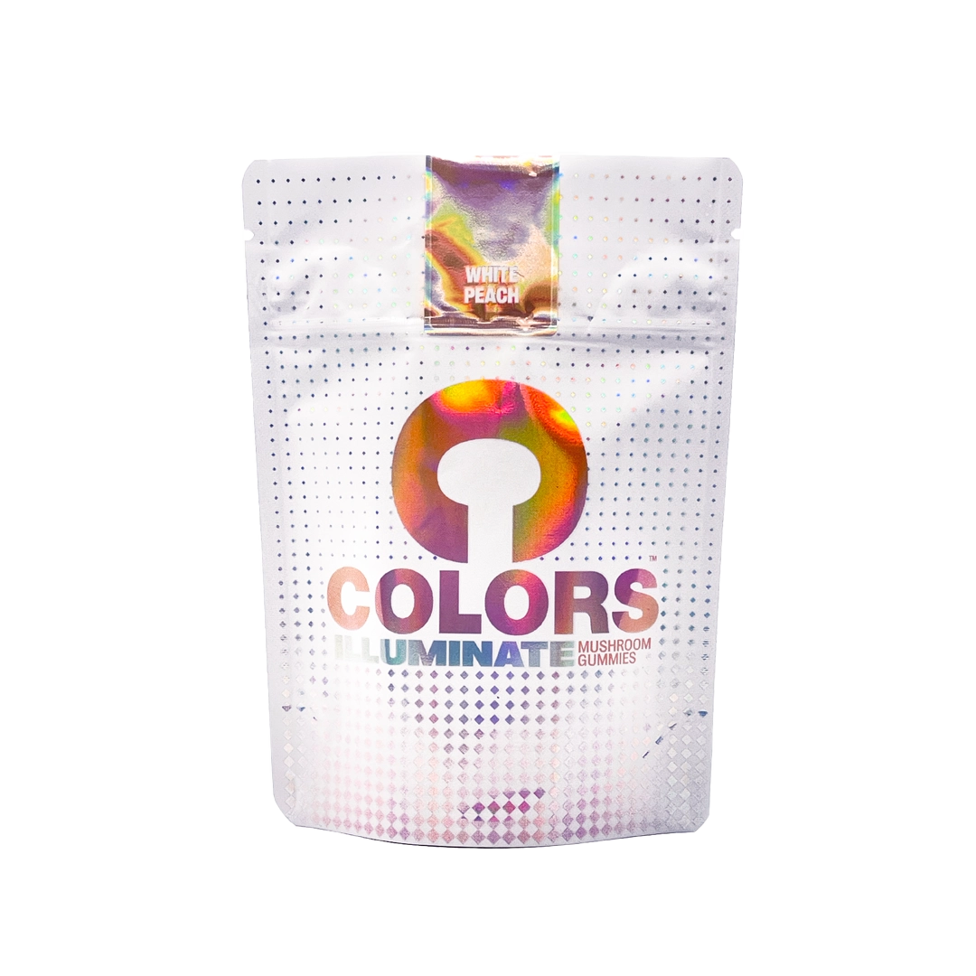 White Peach Mushroom Gummies