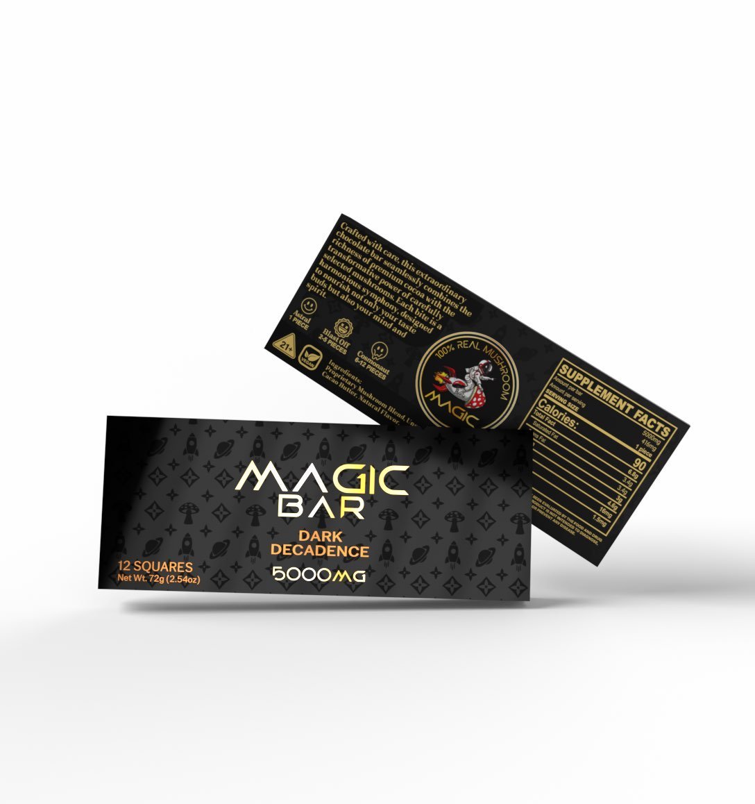 Magic Bars Dark Chocolate Shroom